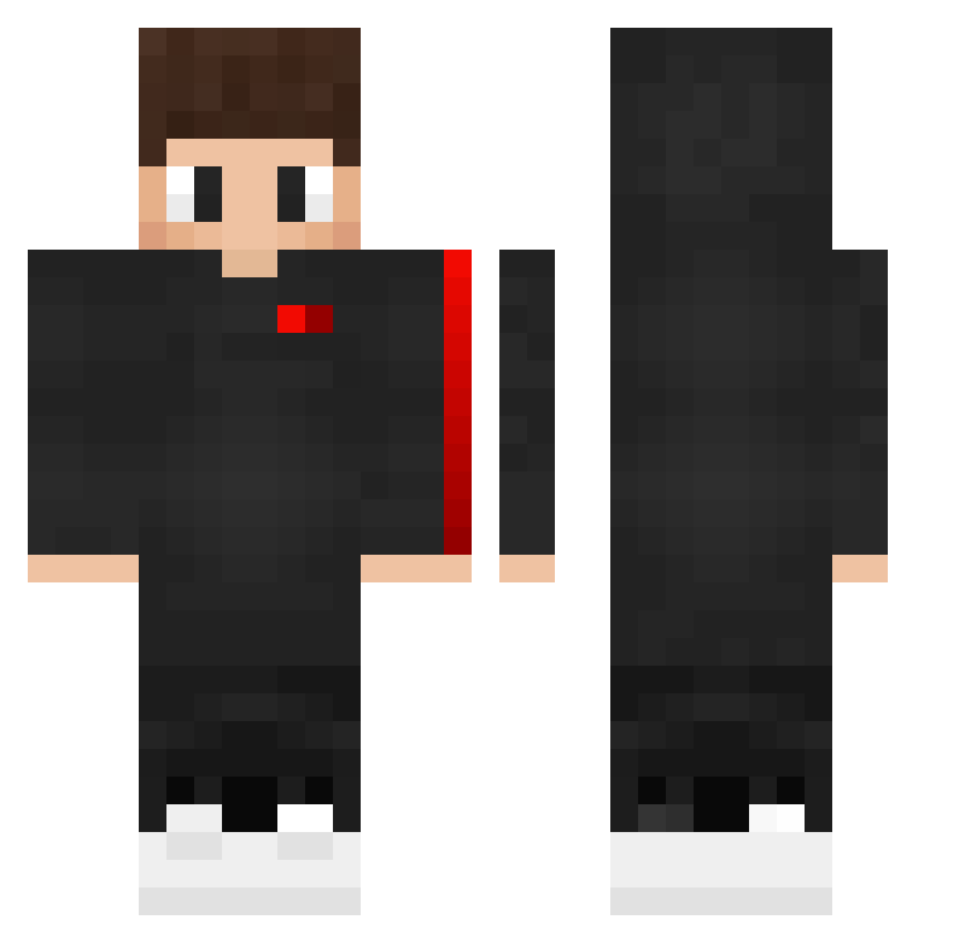 001Julian Minecraft skin, front and back view