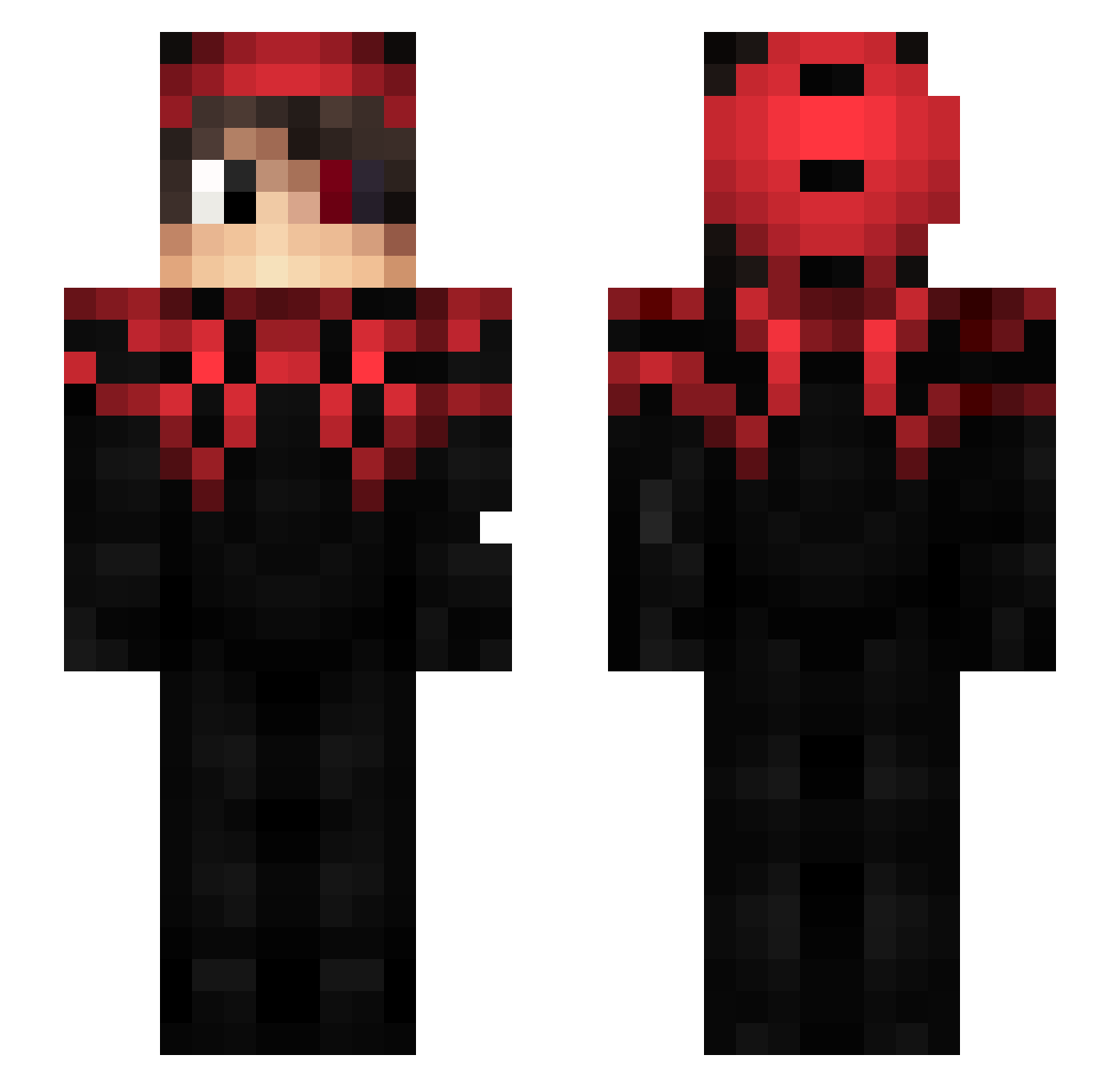 Kugelrunder19Cps Minecraft skin, front and back view