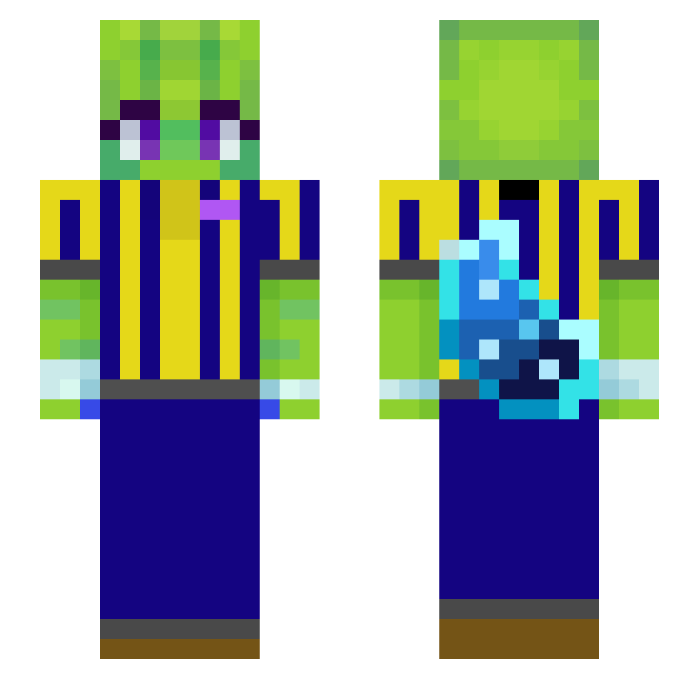 William_K541 Minecraft skin, front and back view
