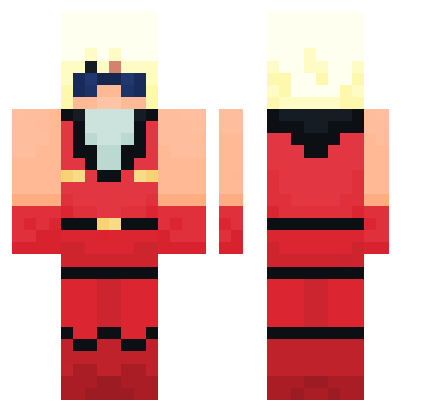 Big_Hill_Man Minecraft skin, front and back view
