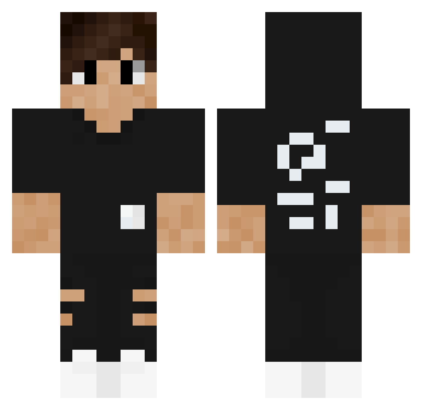 wojtek0405 Minecraft skin, front and back view