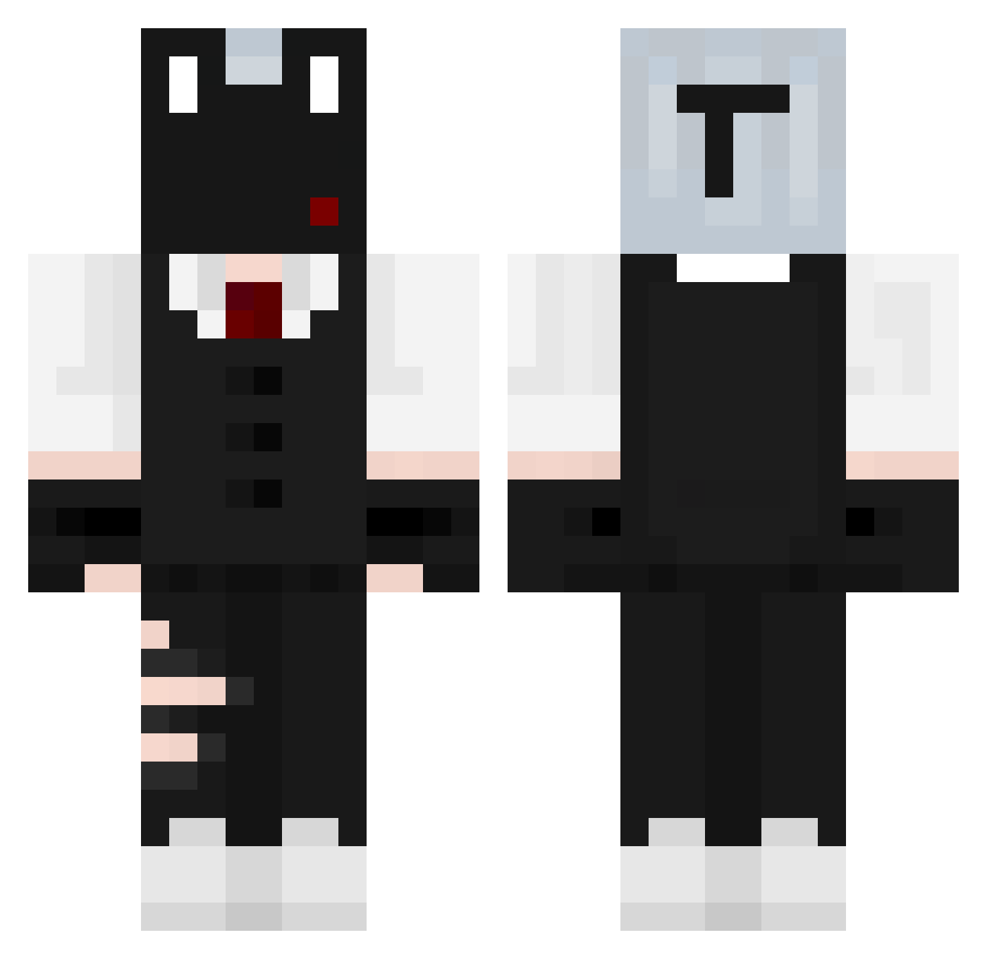 Grenzgaenger21 Minecraft skin, front and back view