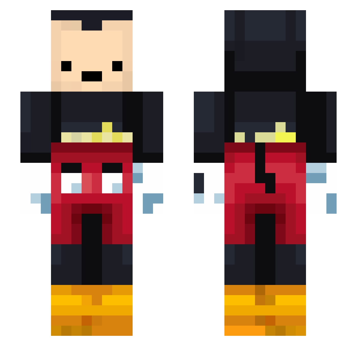 cobyjoes Minecraft skin, front and back view