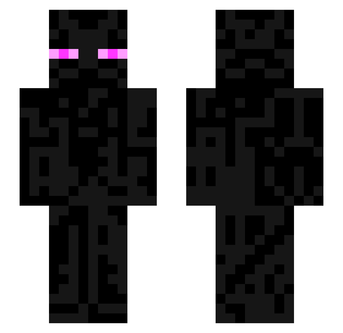Wirsonklk Minecraft skin, front and back view