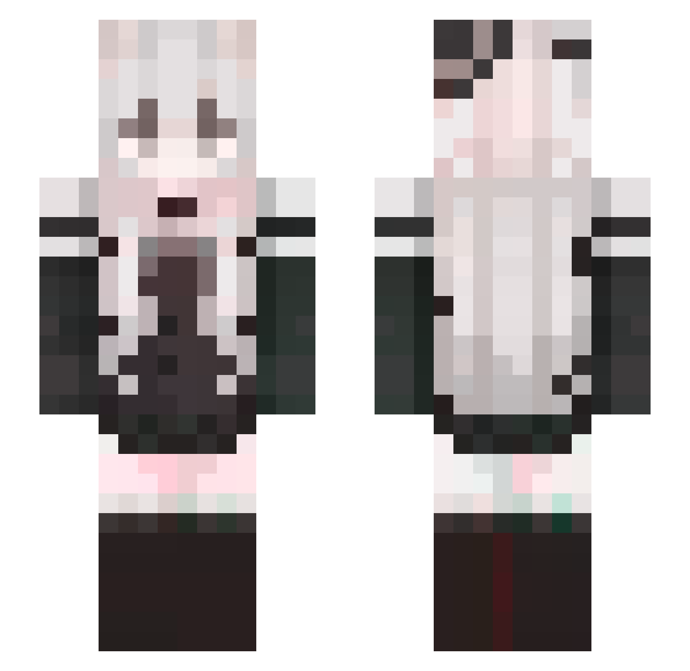 PepsiConFernet_ Minecraft skin, front and back view