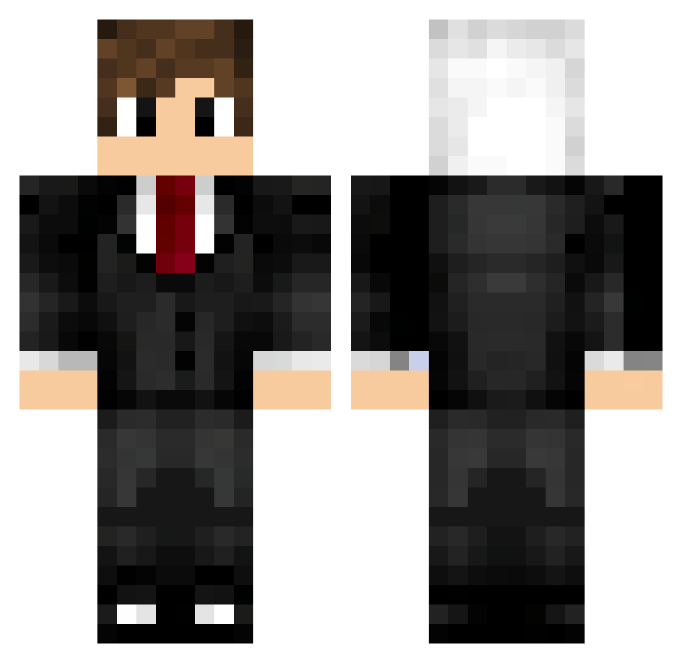 RSzabo Minecraft skin, front and back view