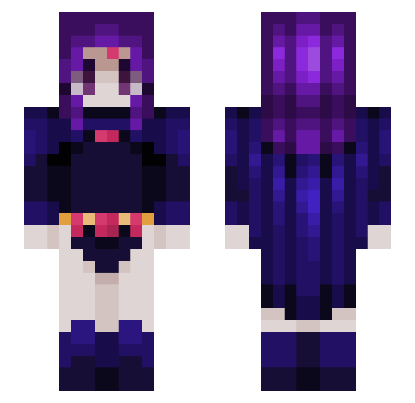 __Felixxx__ Minecraft skin, front and back view