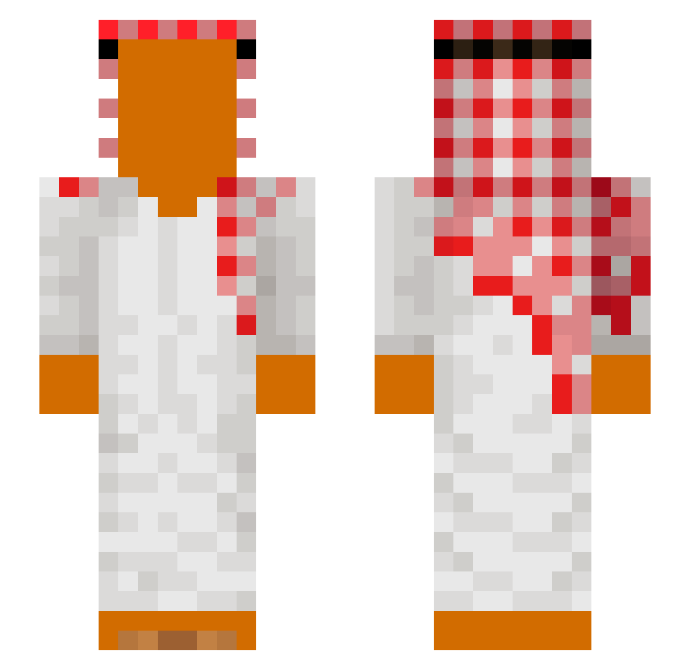 MoeglichMacher Minecraft skin, front and back view