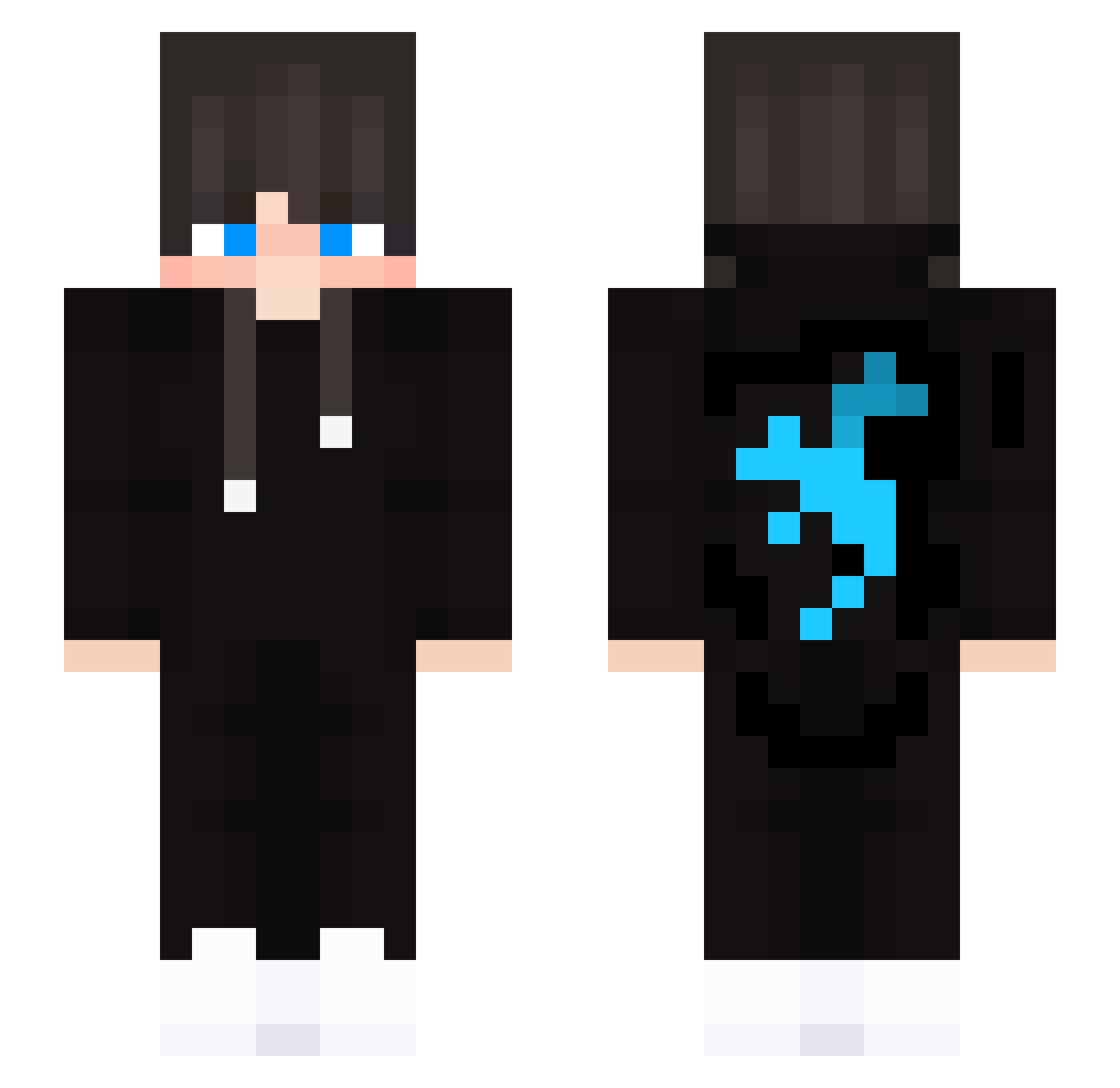 Nike_gamerz Minecraft skin, front and back view