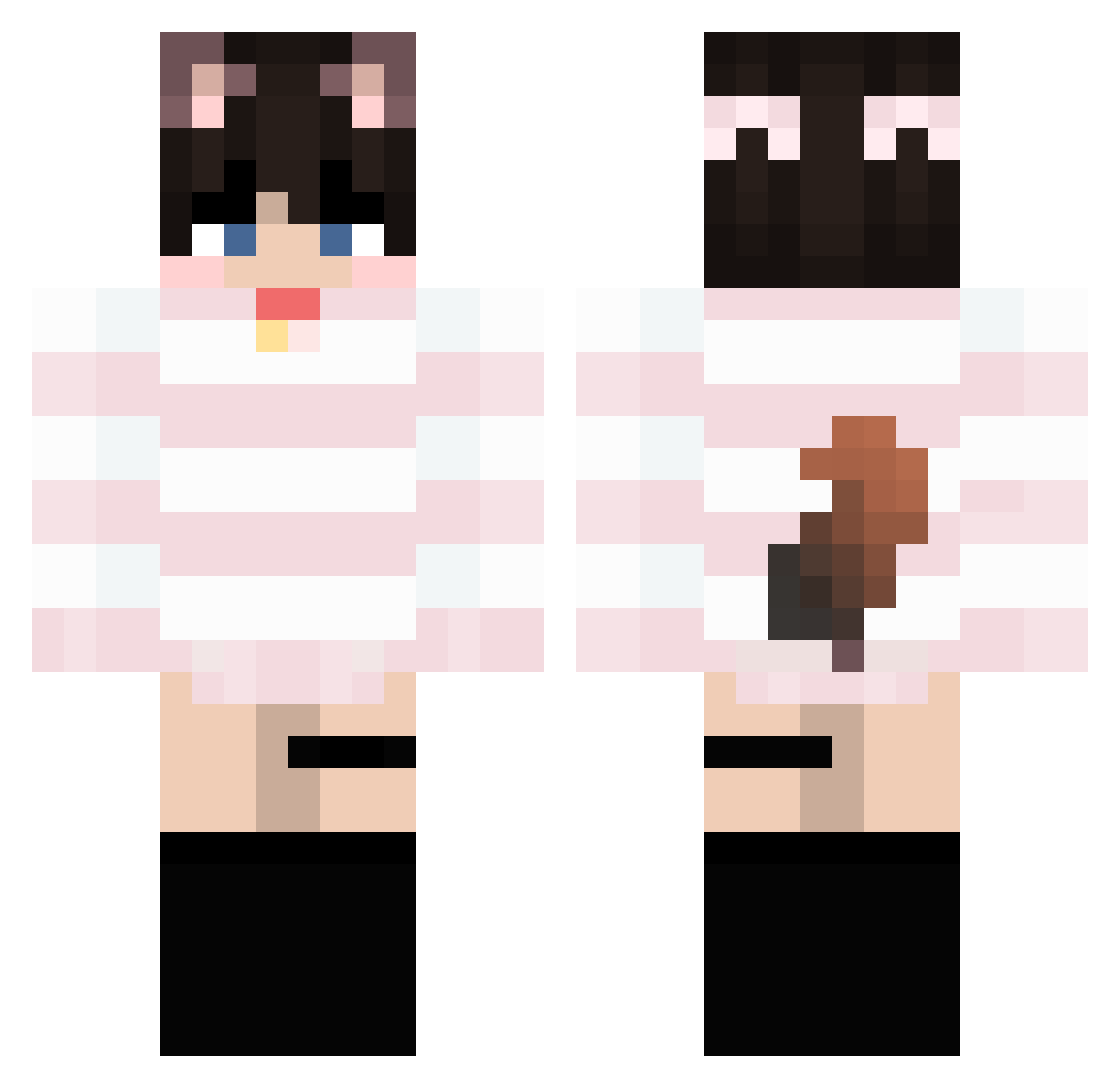 tangey1021 Minecraft skin, front and back view