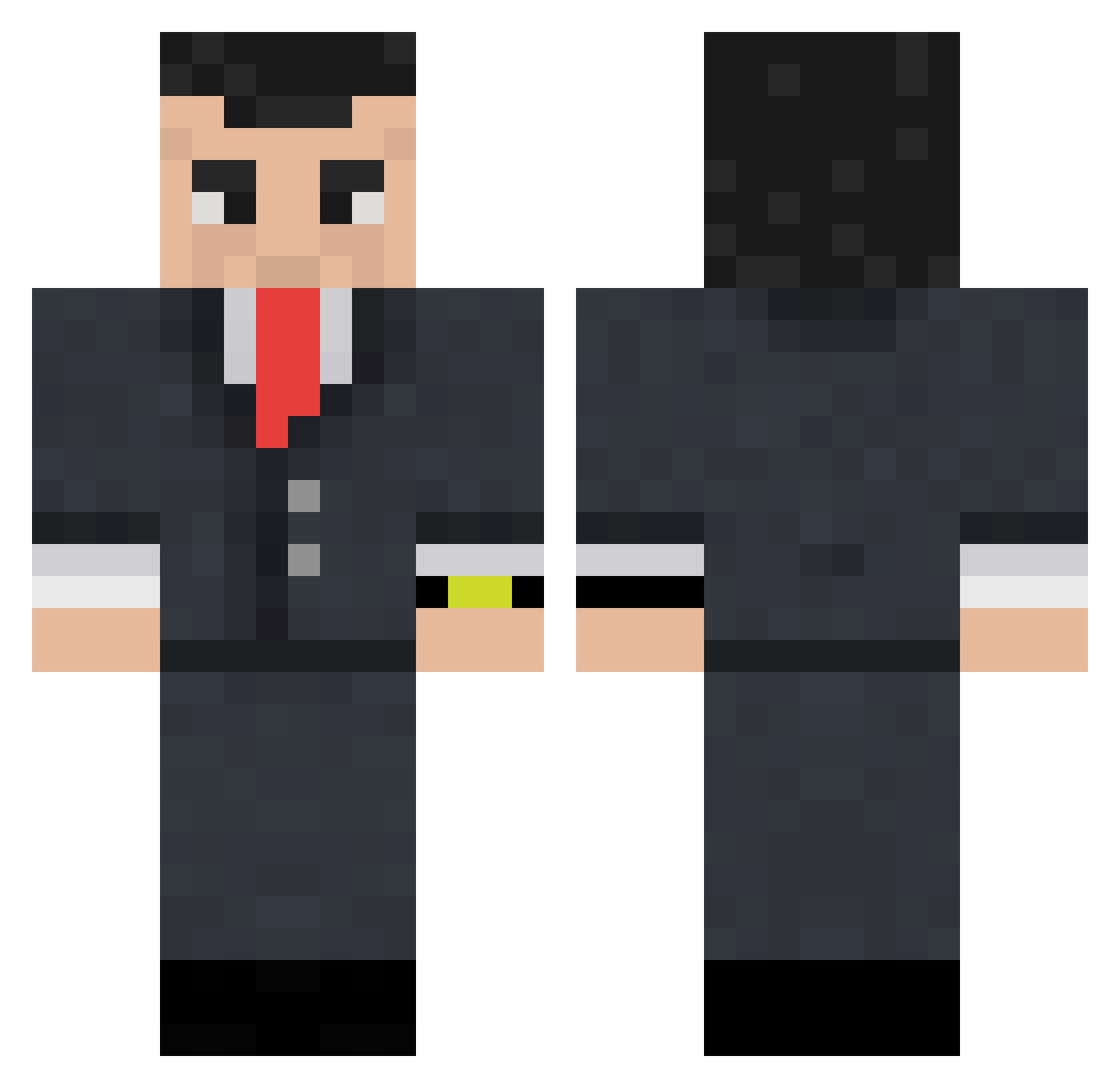 Roodz_ Minecraft skin, front and back view