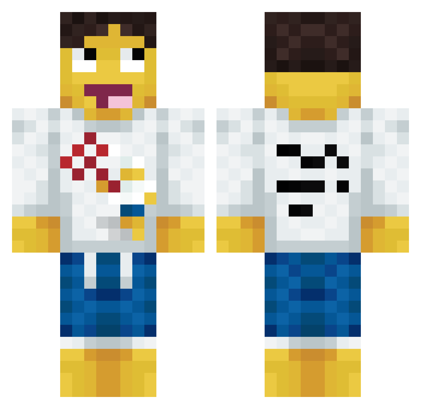 ThatCoolDude344 Minecraft skin, front and back view
