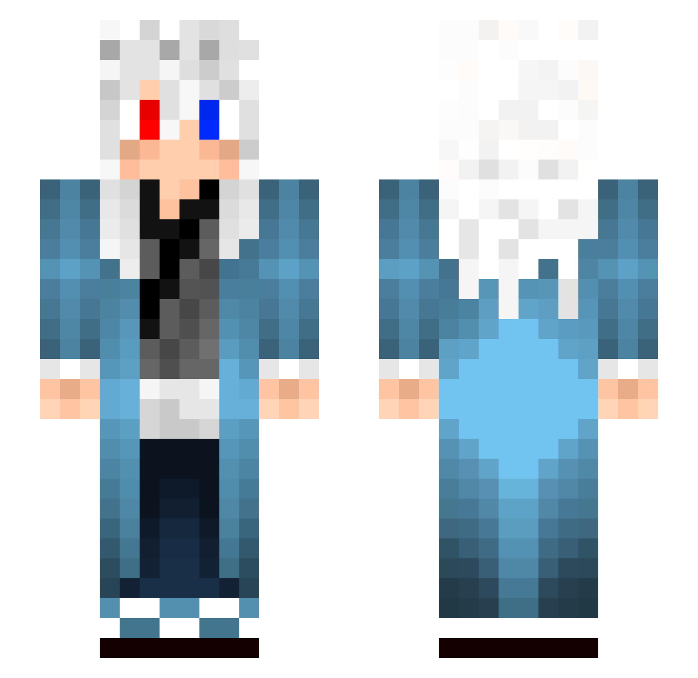taiyou2014 Minecraft skin, front and back view