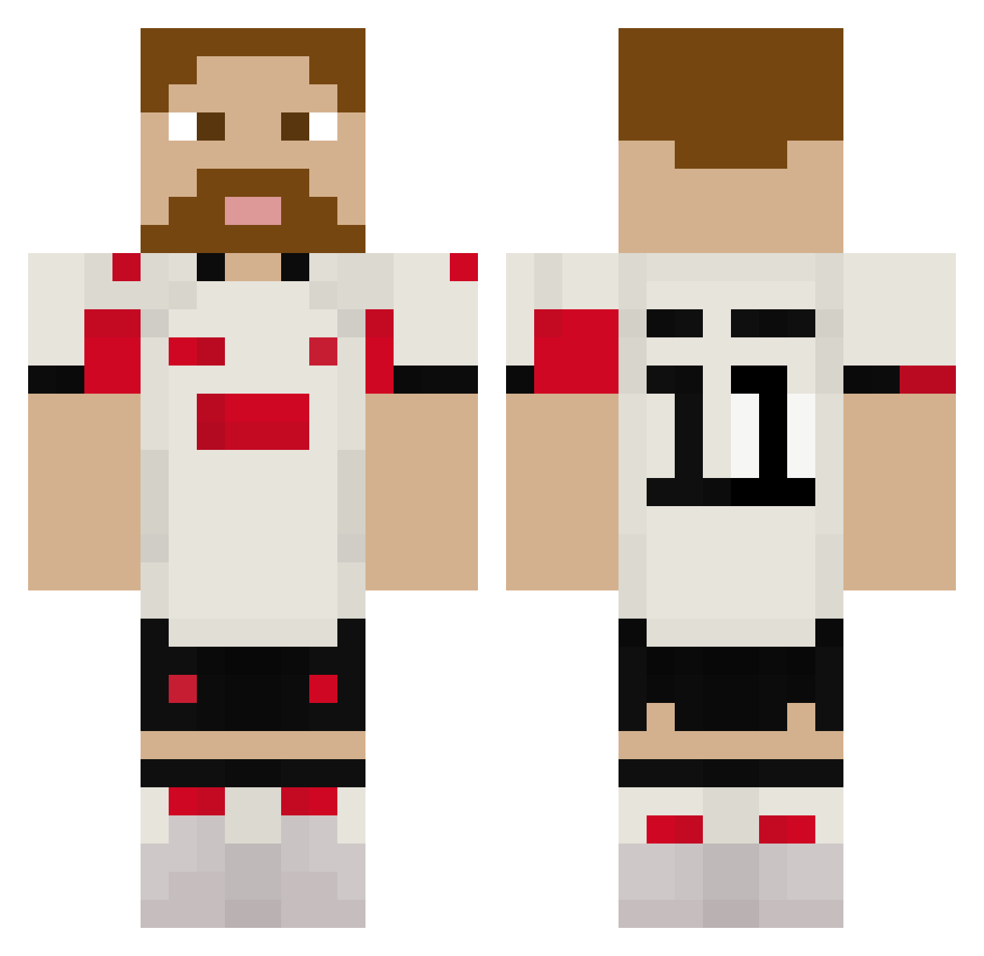 crazy_man1212 Minecraft skin, front and back view