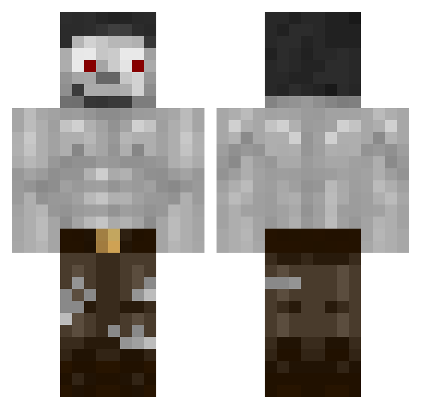 _Aimsey_ Minecraft skin, front and back view