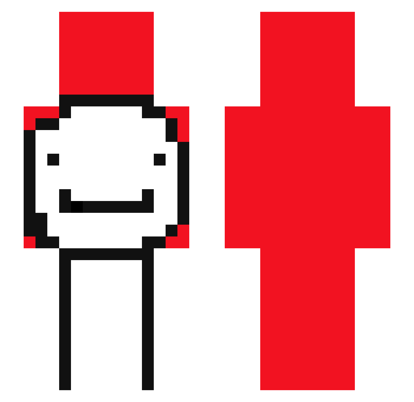 Kilian_Pro Minecraft skin, front and back view