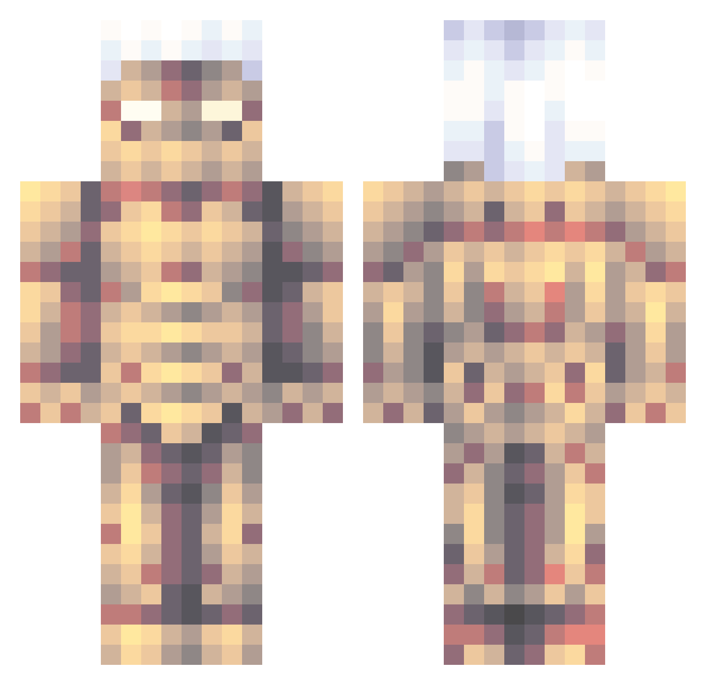 Quick_Scopez222 Minecraft skin, front and back view
