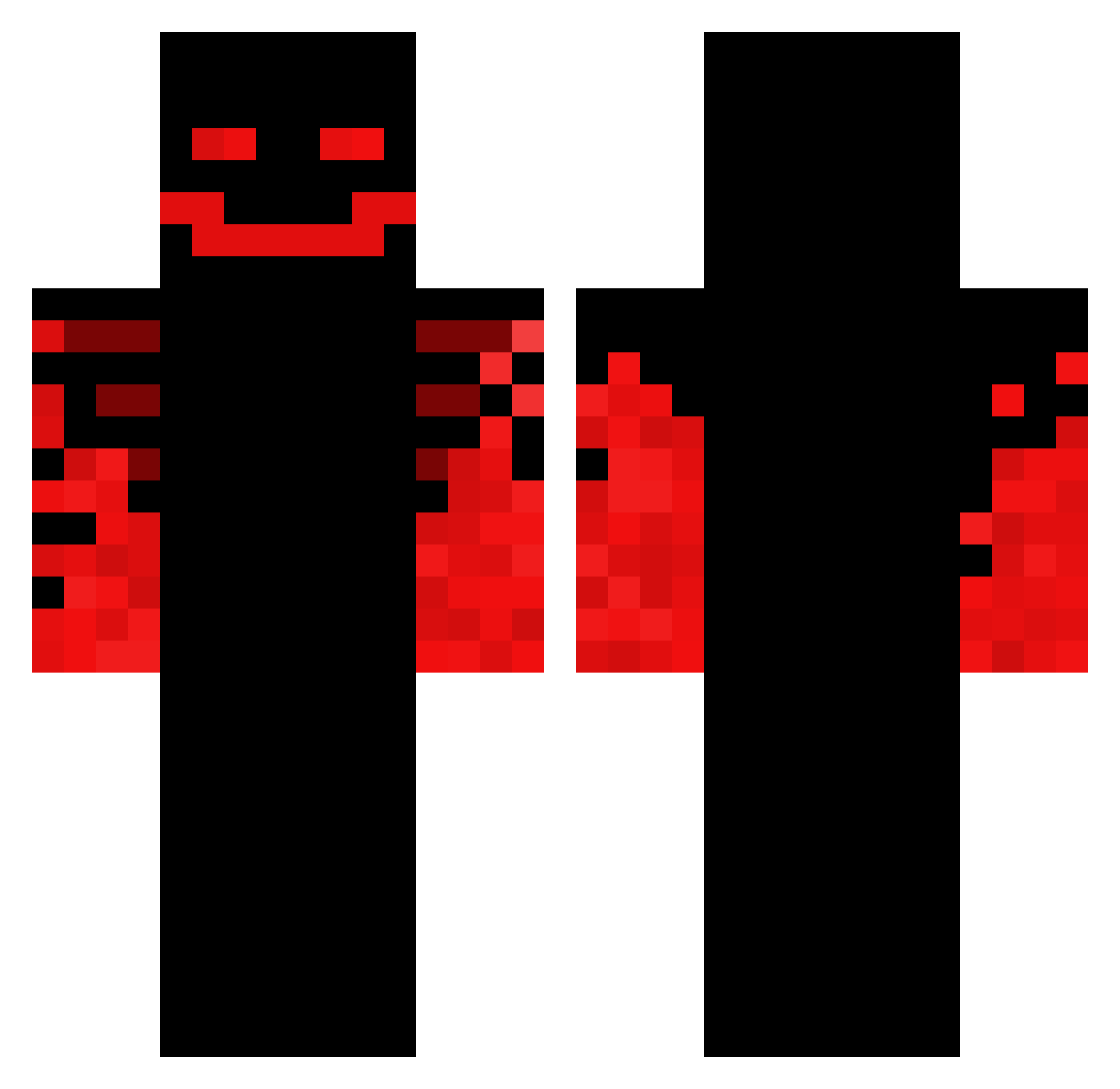 Veldvar Minecraft skin, front and back view