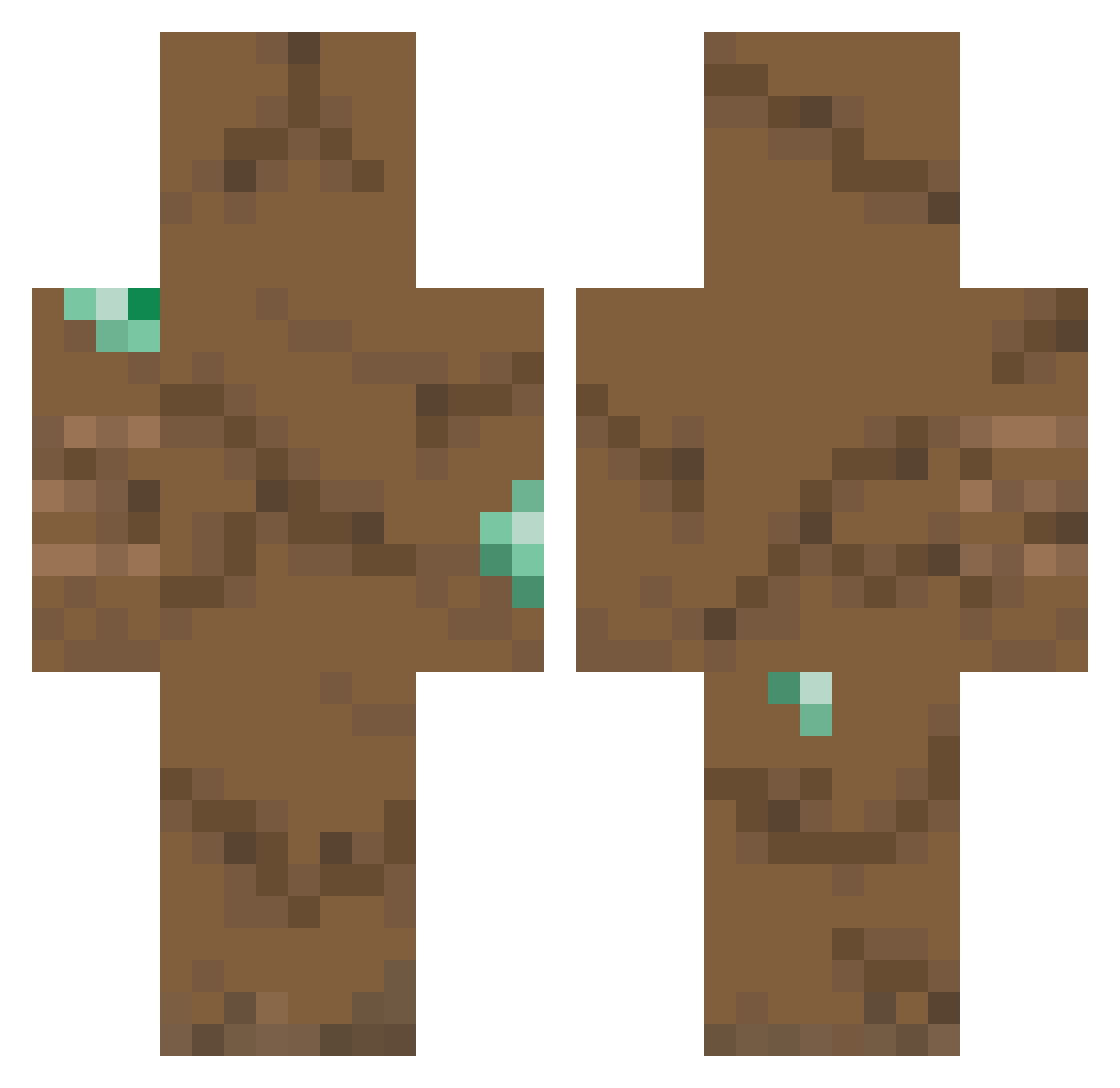 ej2384 Minecraft skin, front and back view