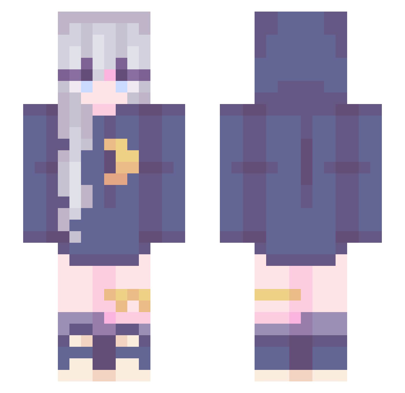 sigmaiirinqx Minecraft skin, front and back view