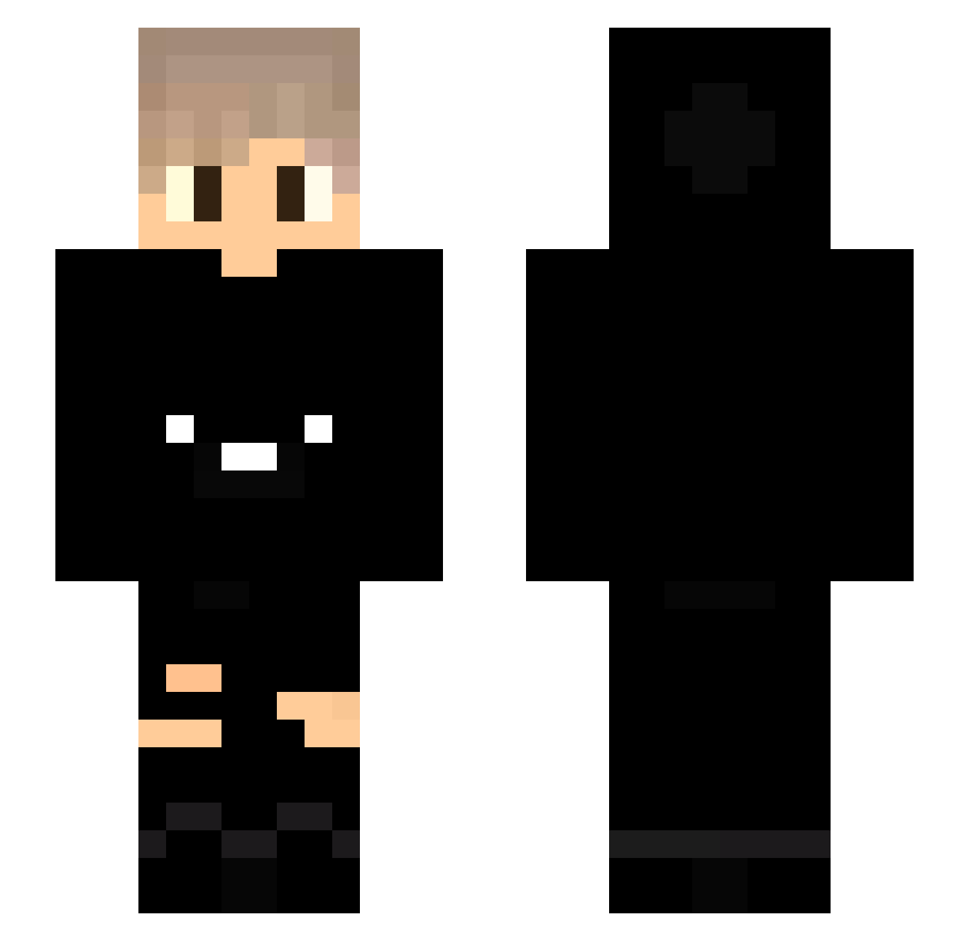 7MOD978 Minecraft skin, front and back view