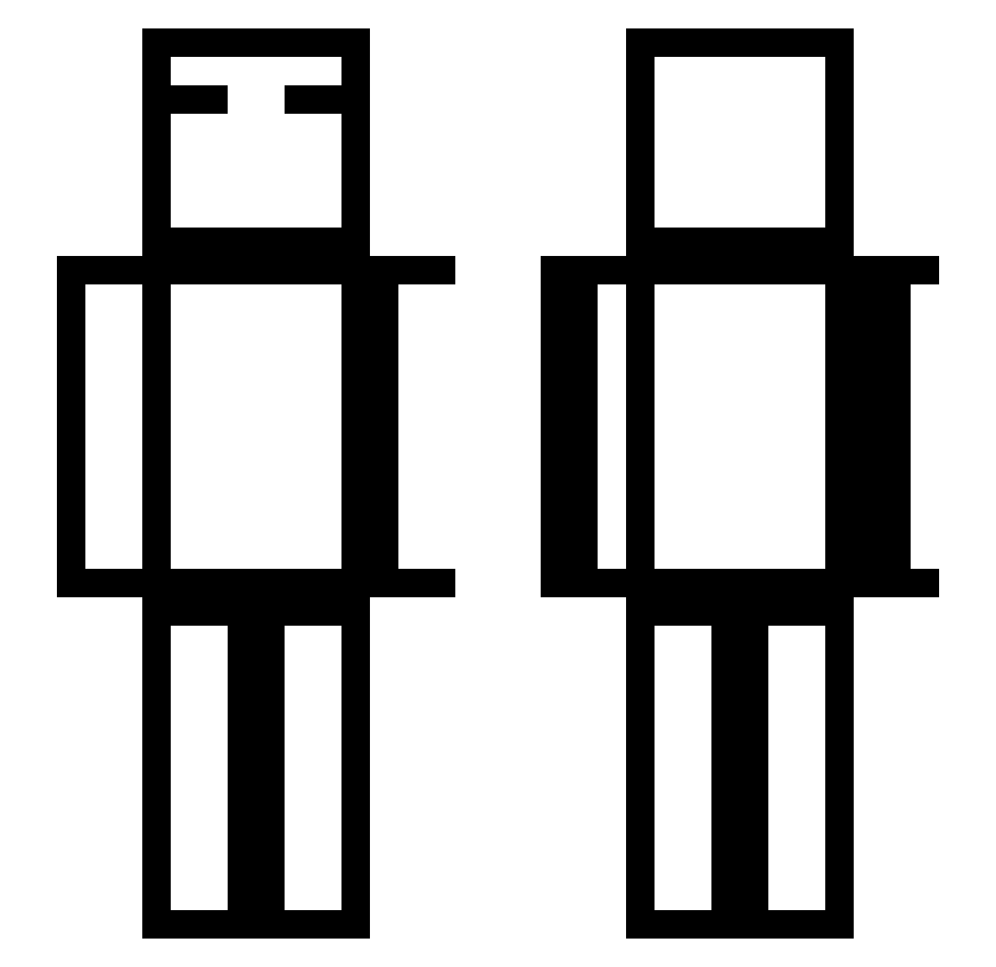 zxvcbnm15 Minecraft skin, front and back view