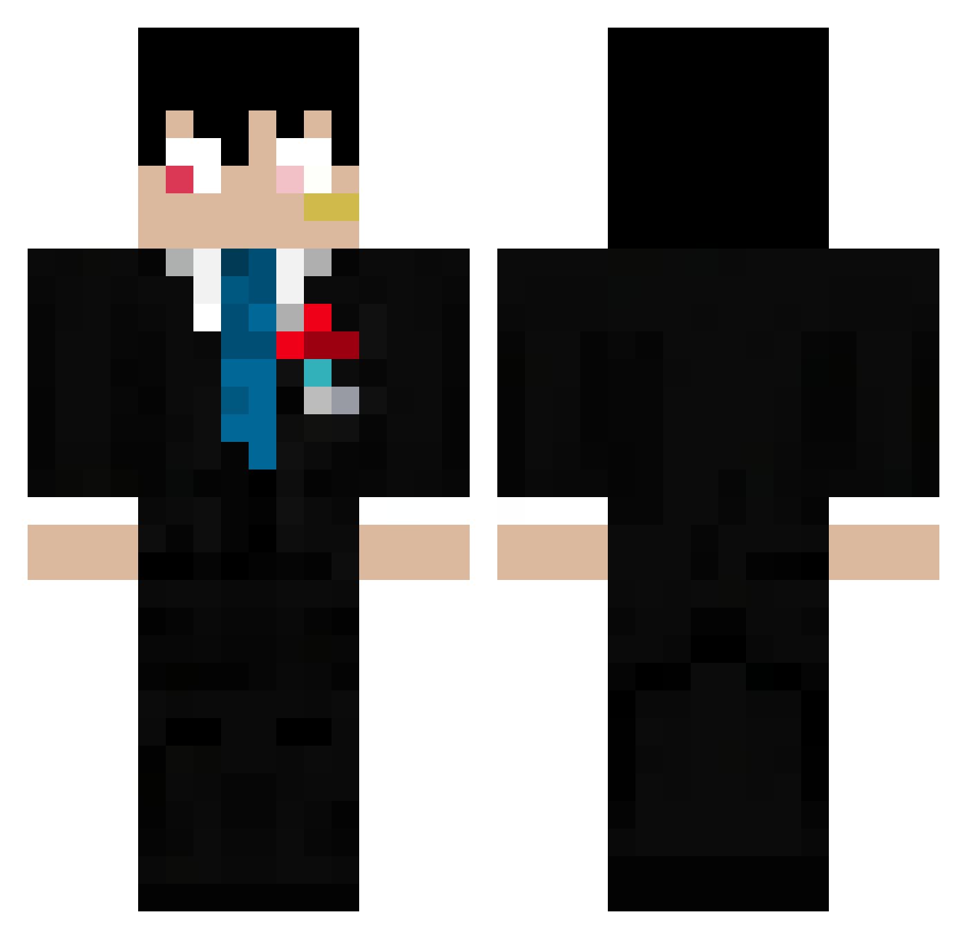xXFrostyDragonXx Minecraft skin, front and back view