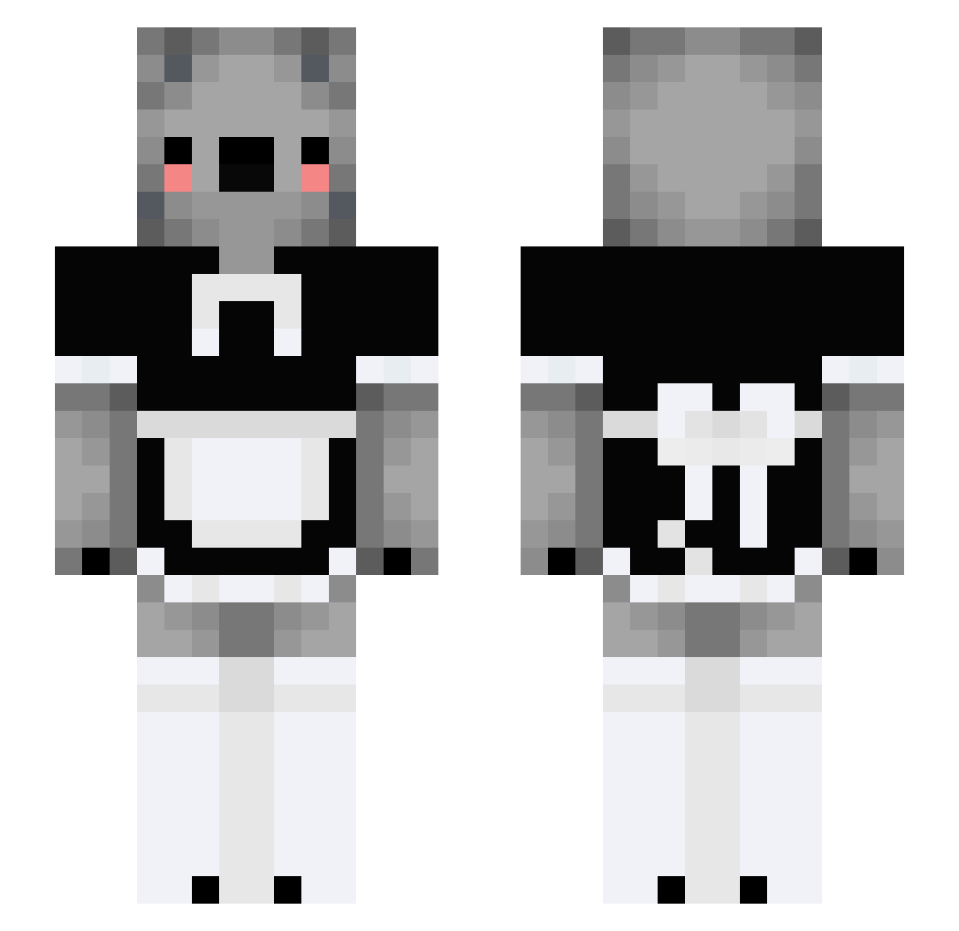 koalafied242 Minecraft skin, front and back view