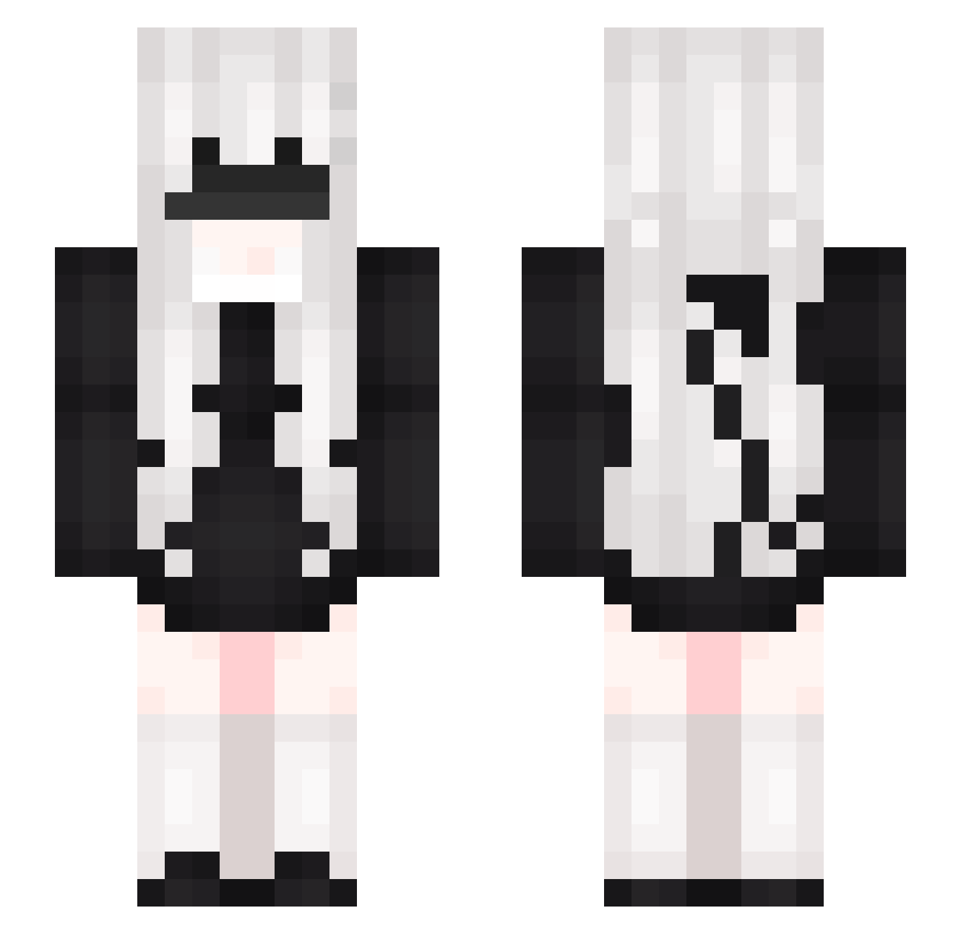 fielldmouse Minecraft skin, front and back view