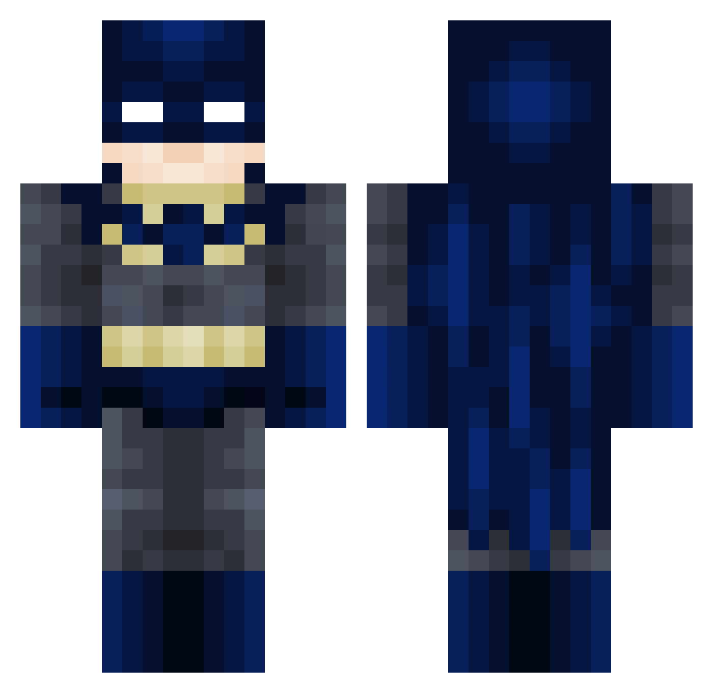 swinianakadre Minecraft skin, front and back view