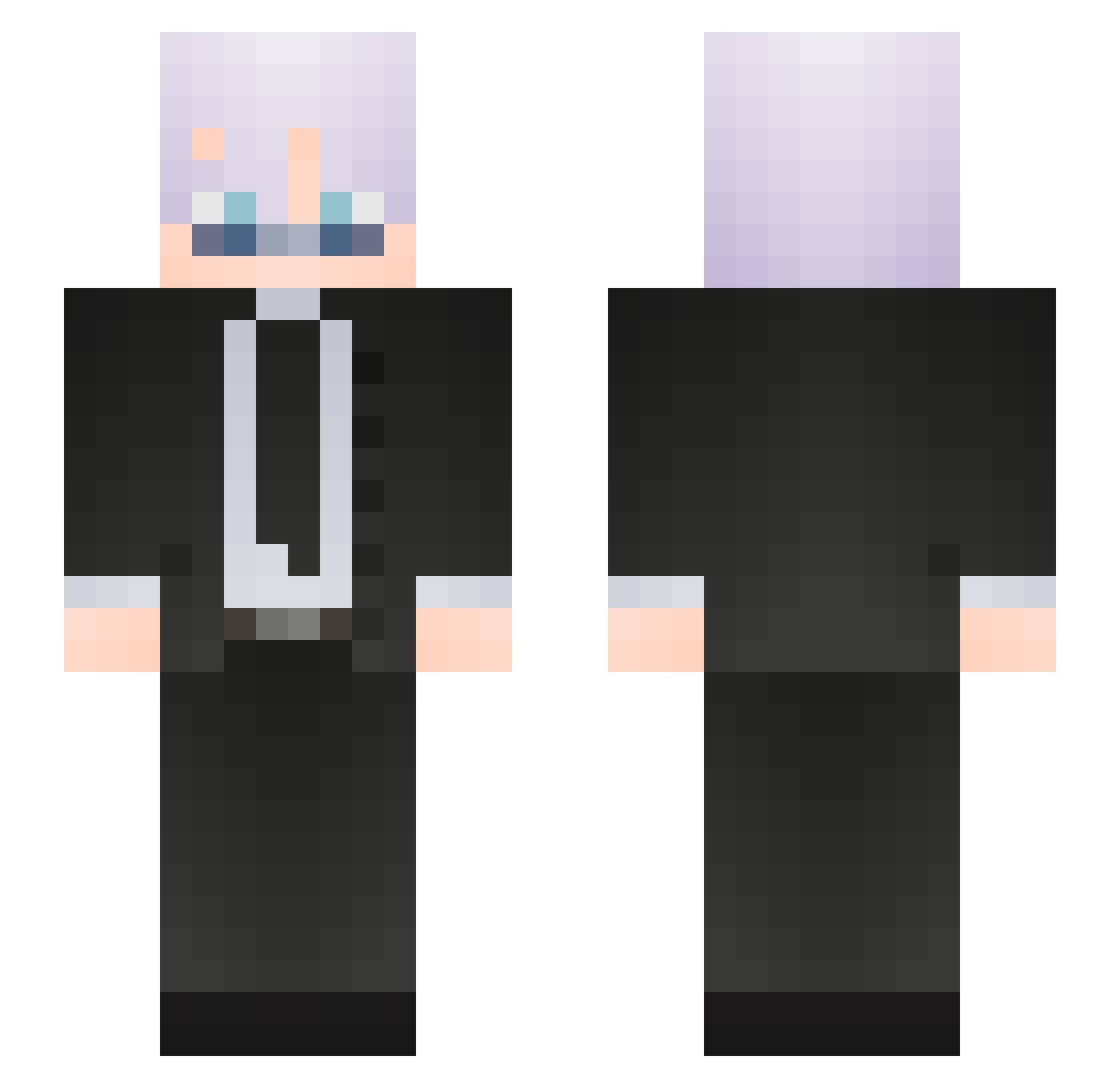 Angelo109 Minecraft skin, front and back view