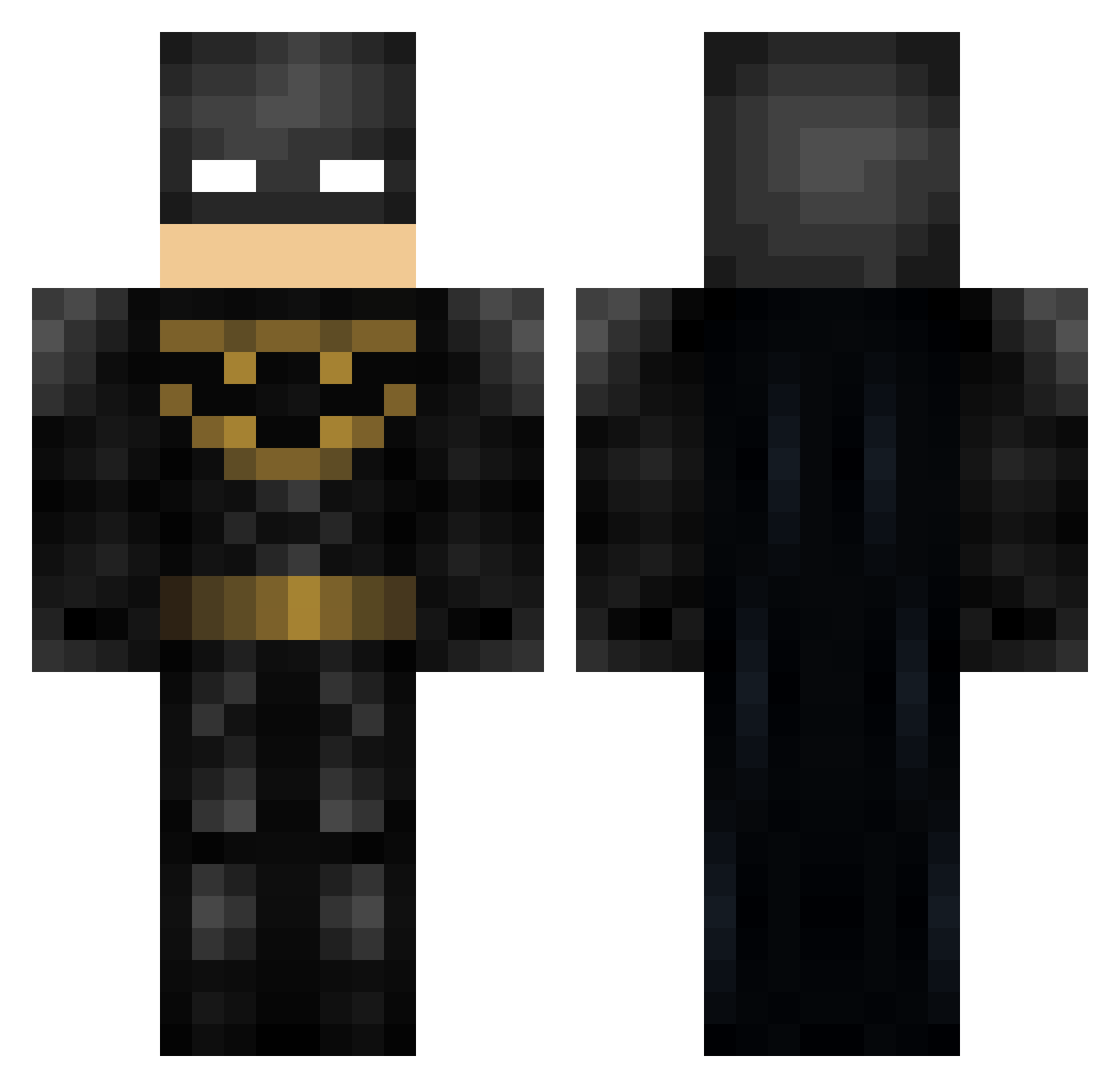 Savaris Minecraft skin, front and back view