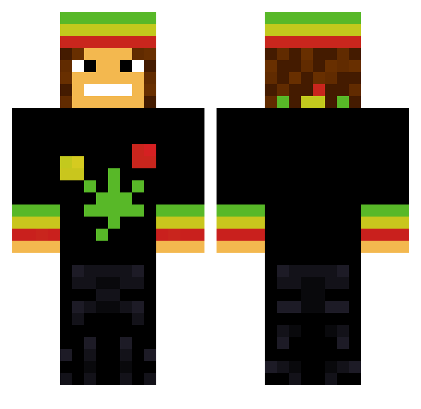 ebonee - rasta Minecraft skin