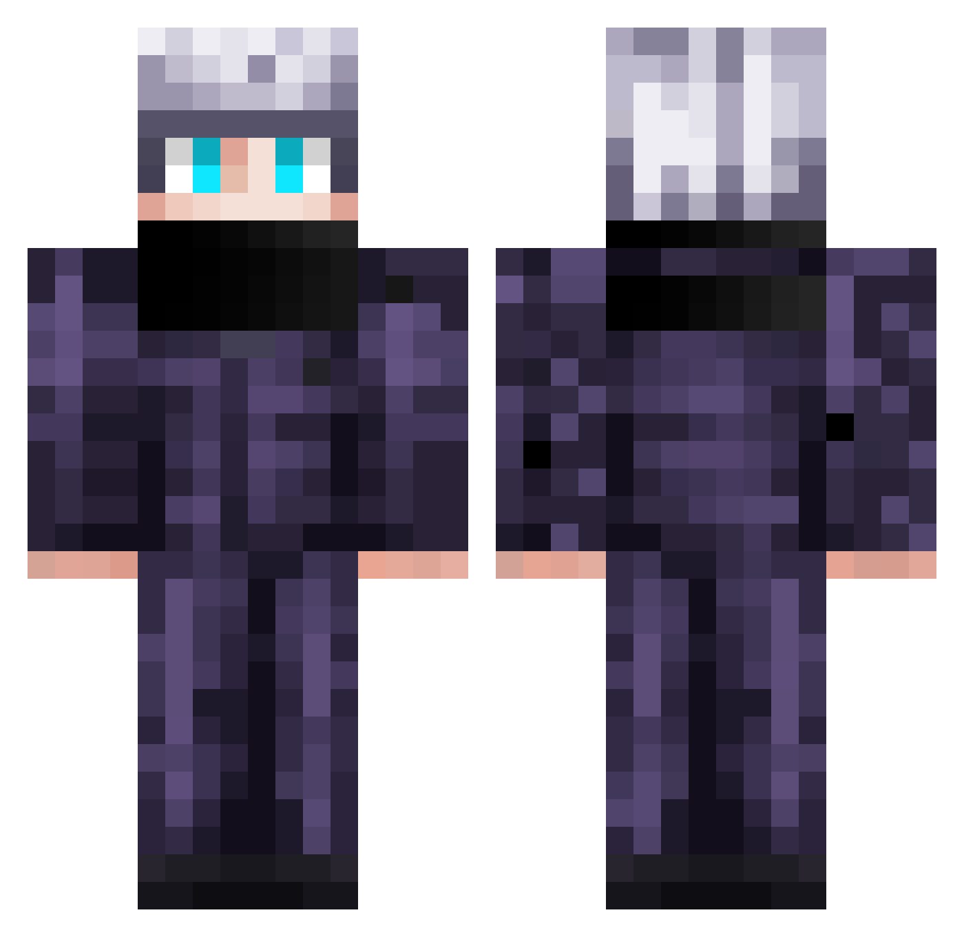 thzinho0701 Minecraft skin, front and back view