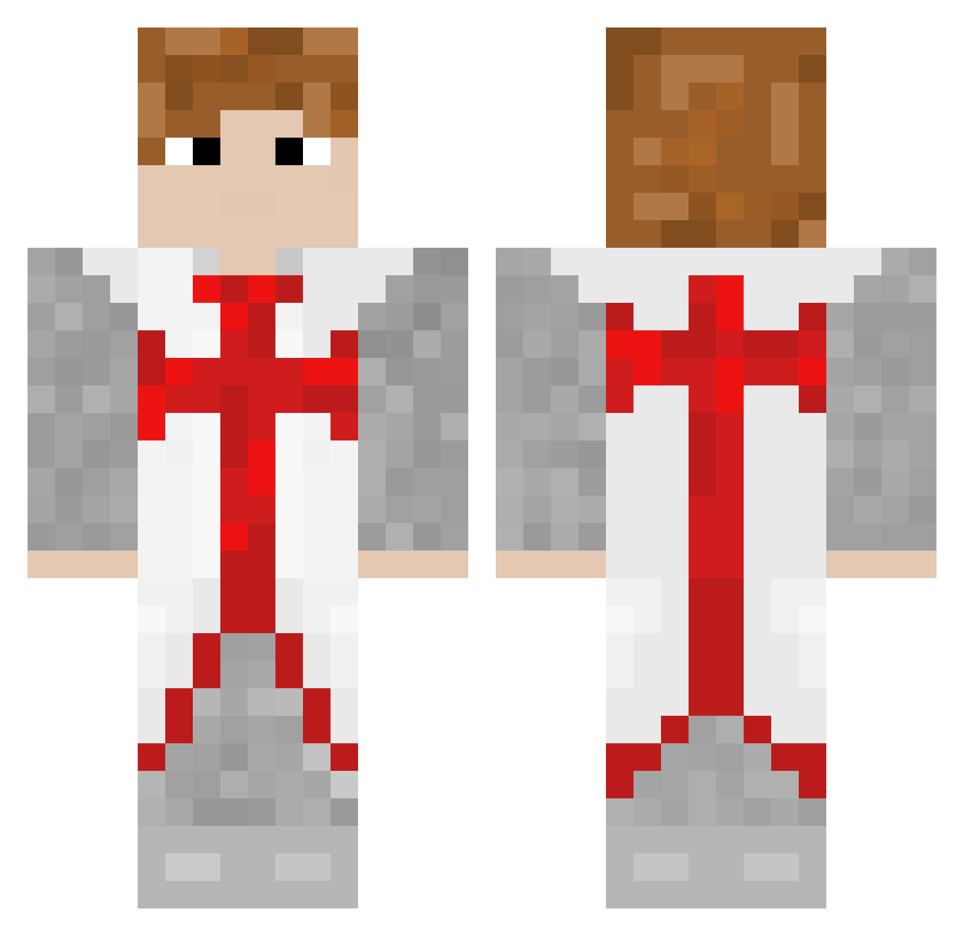 ggMarci Minecraft skin, front and back view