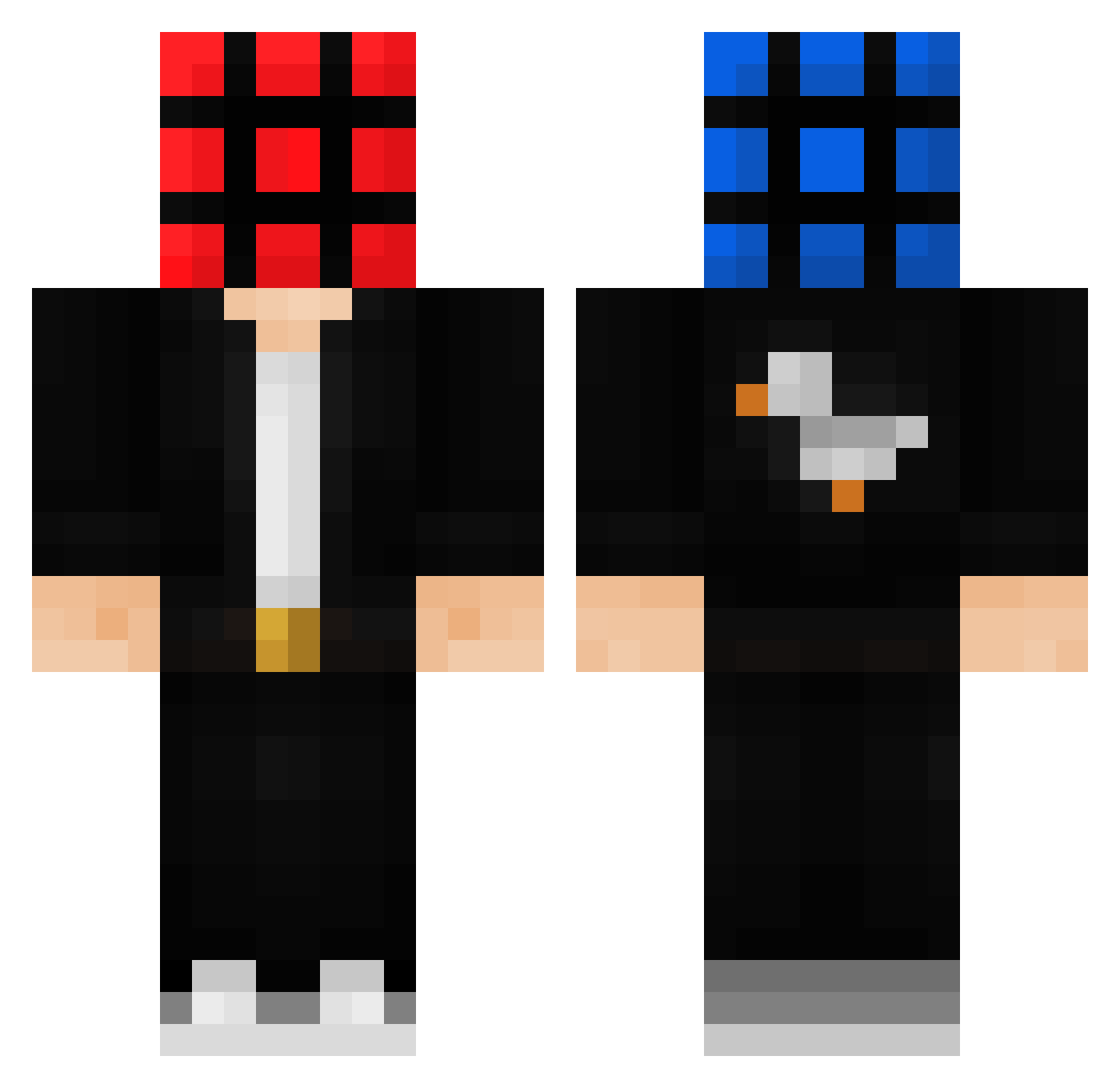 noaiMMichael Minecraft skin, front and back view