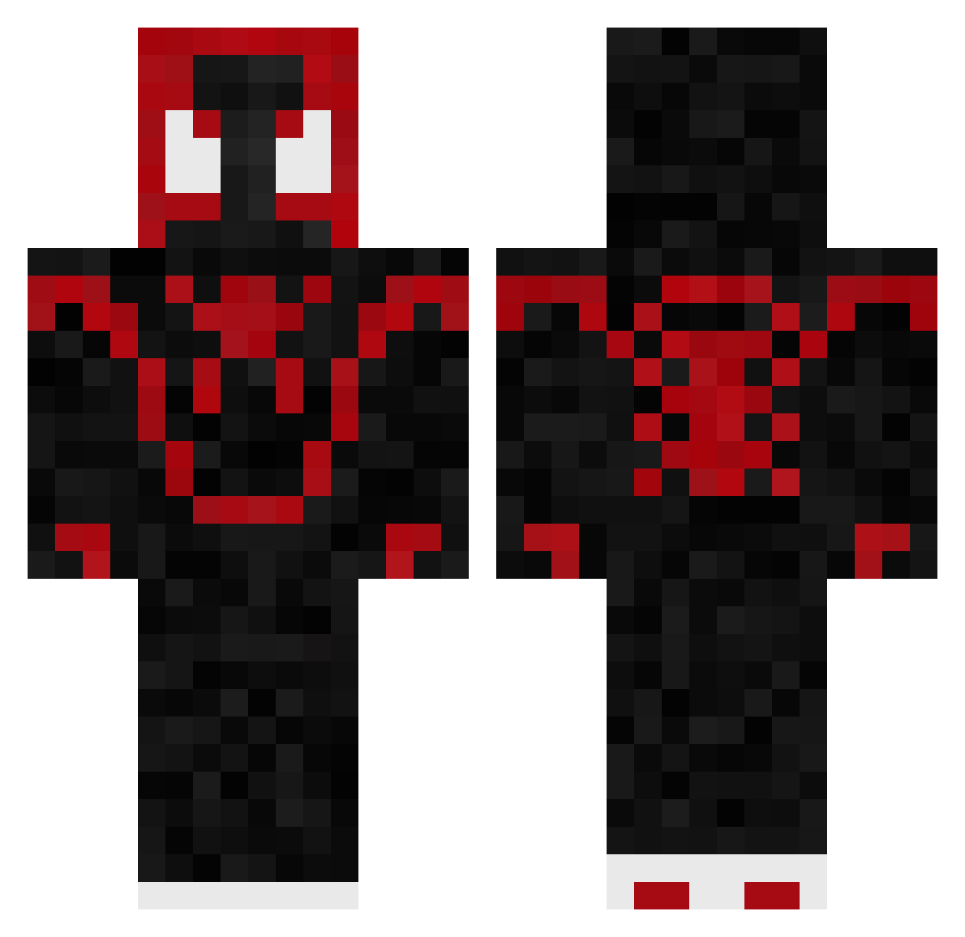 Botan_sp Minecraft skin, front and back view