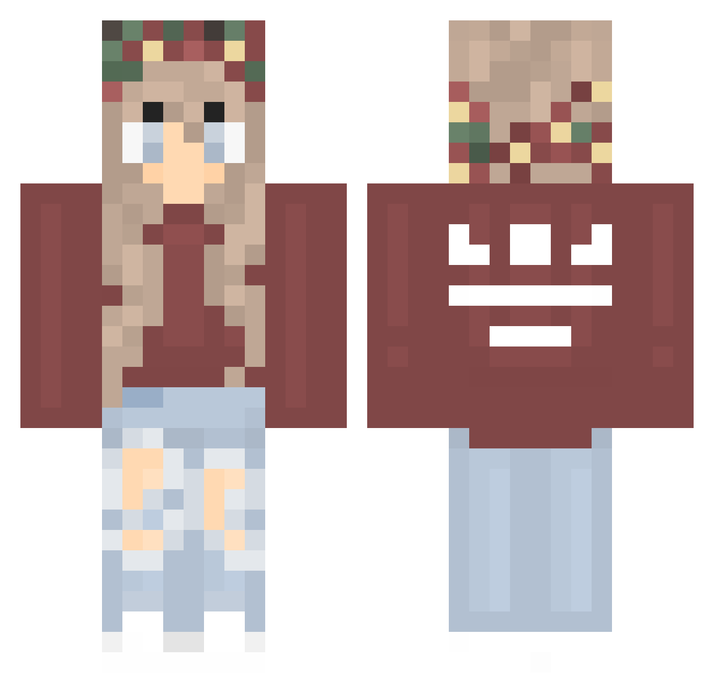 lenn17520 Minecraft skin, front and back view