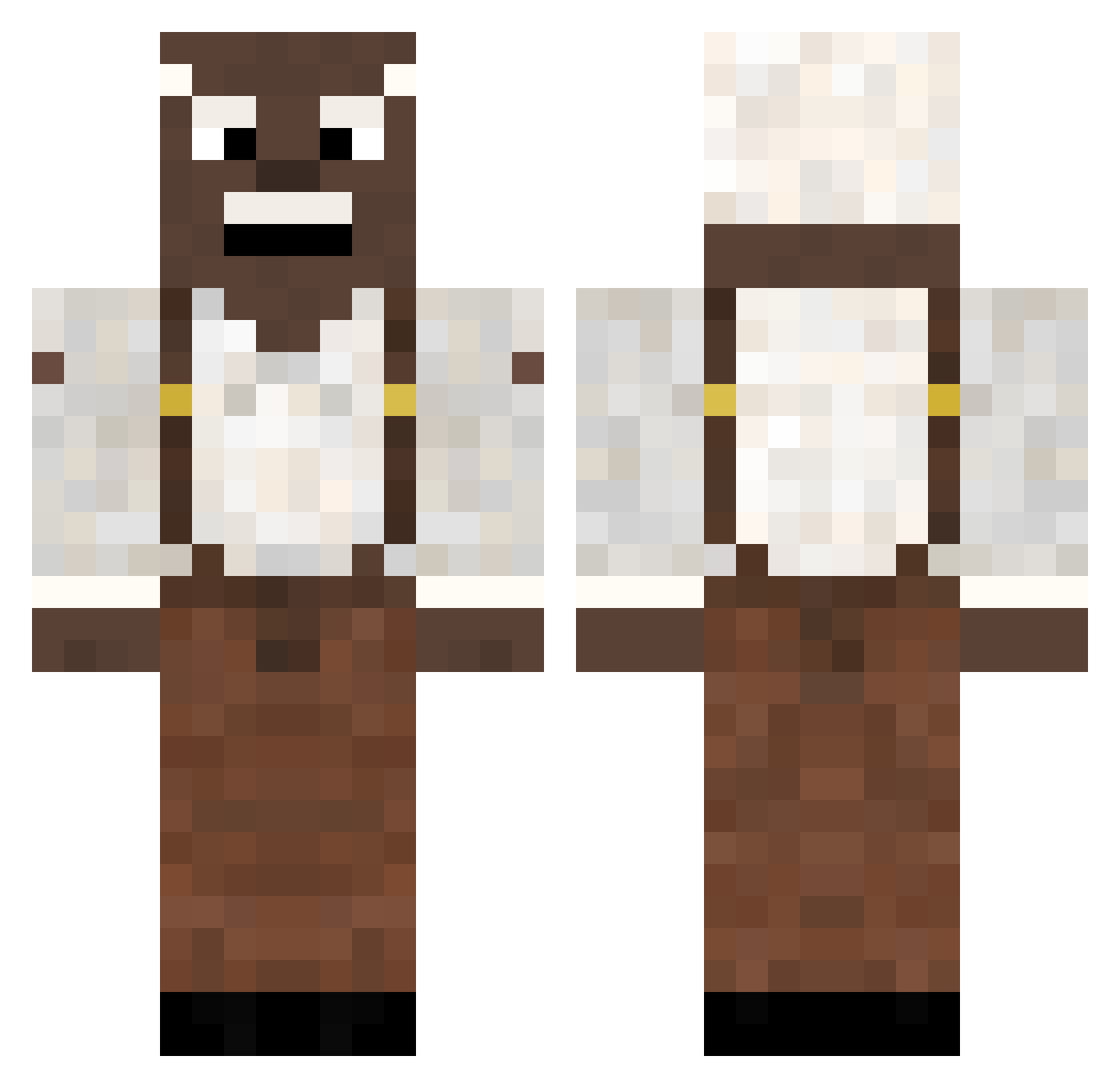 marcelshogun Minecraft skin, front and back view