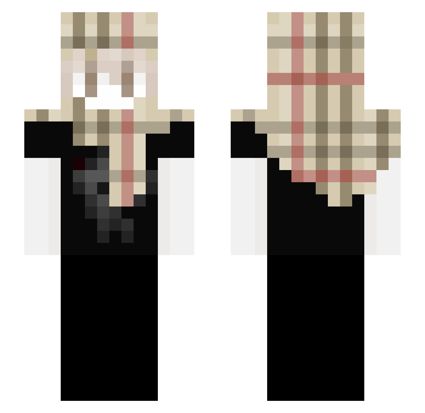 jonasdyy Minecraft skin, front and back view