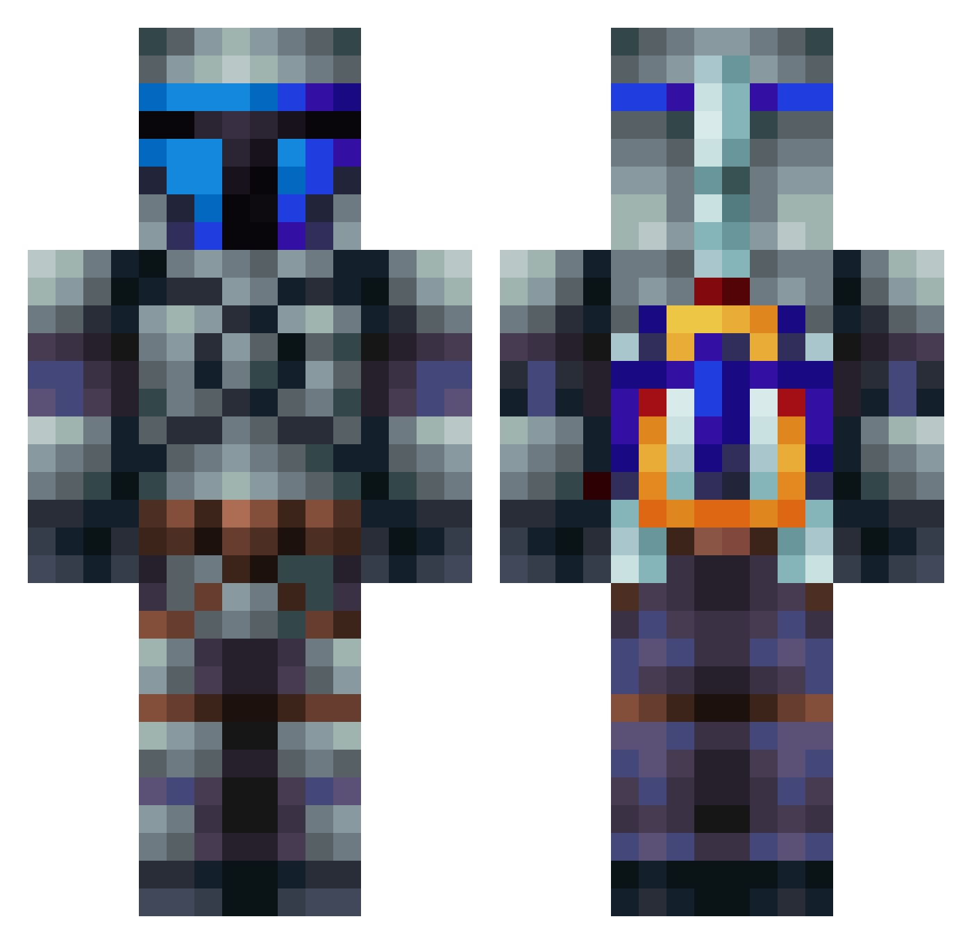 woodsywoods08 Minecraft skin, front and back view