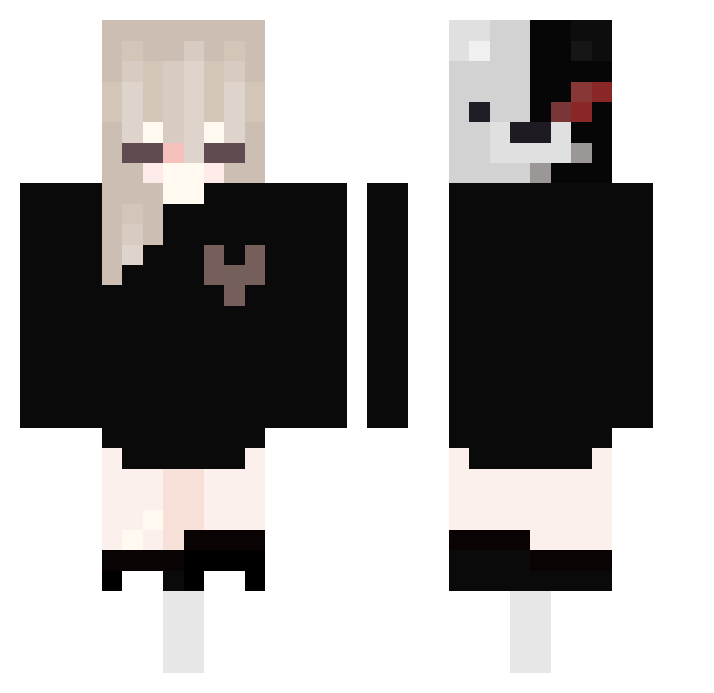 papa_abbas Minecraft skin, front and back view