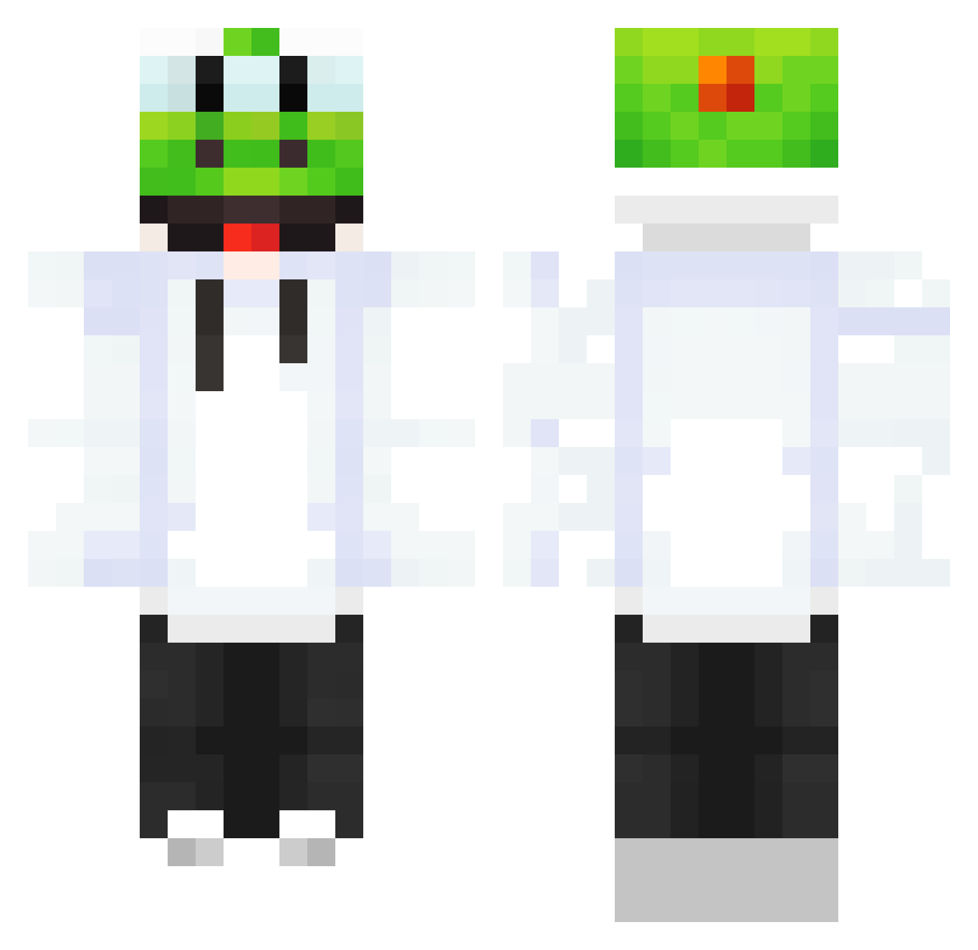 Space_Gabro07 Minecraft skin, front and back view