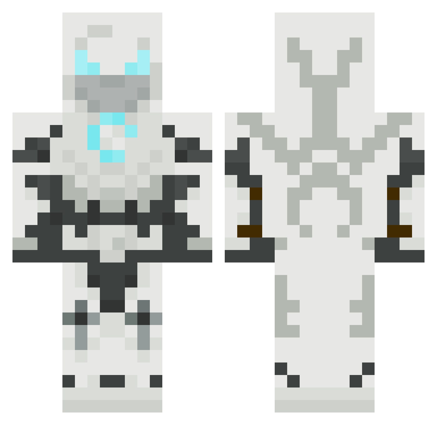 EaterOfWorlds12 Minecraft skin, front and back view