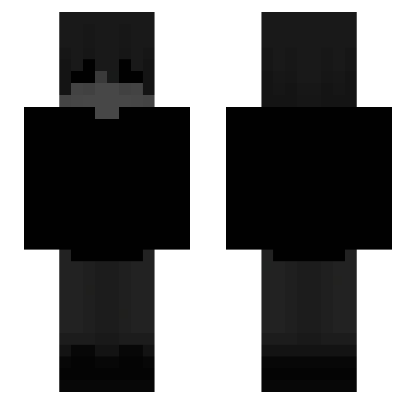 I_H4teYou Minecraft skin, front and back view