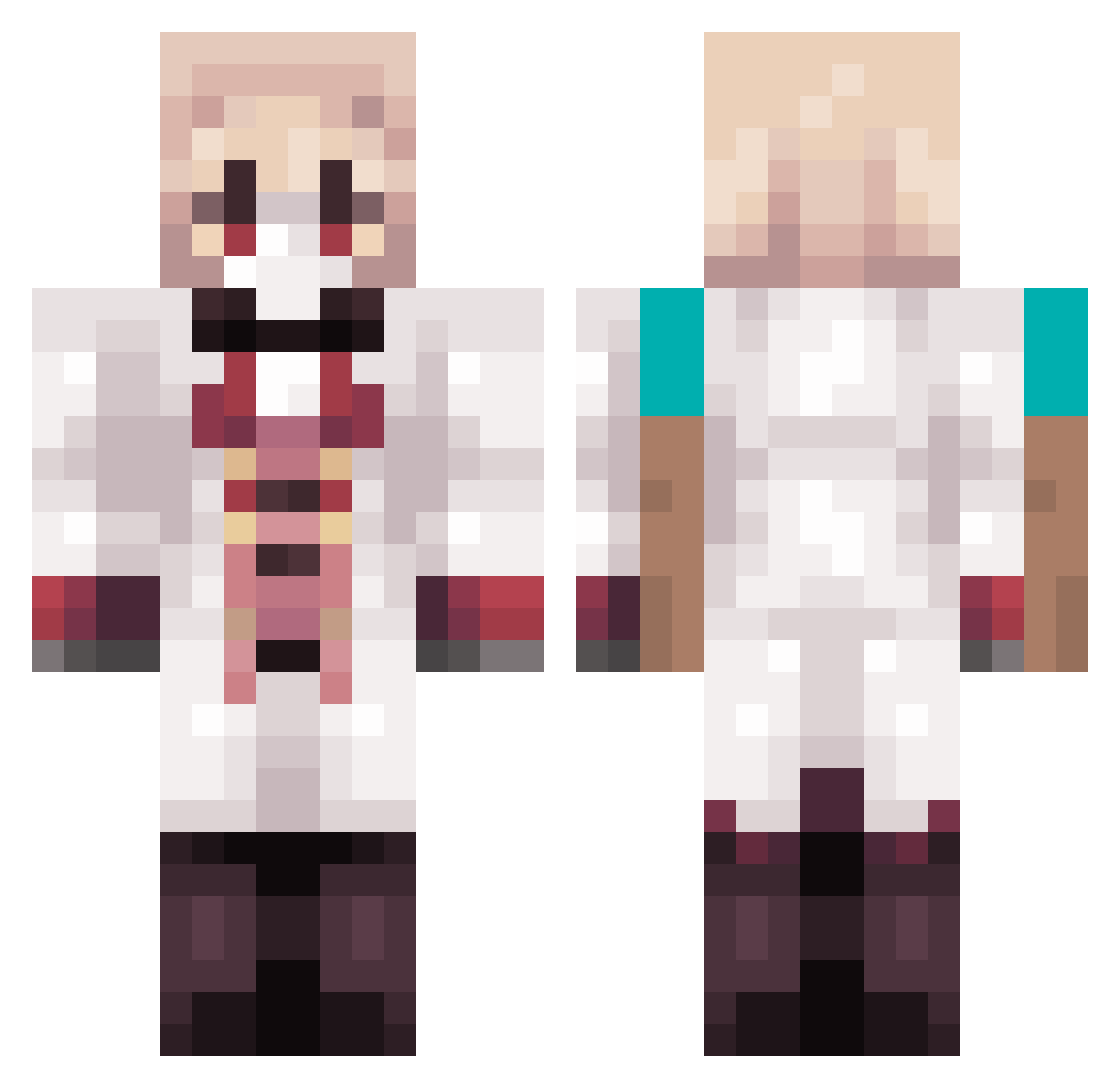 OriiRinn_ Minecraft skin, front and back view
