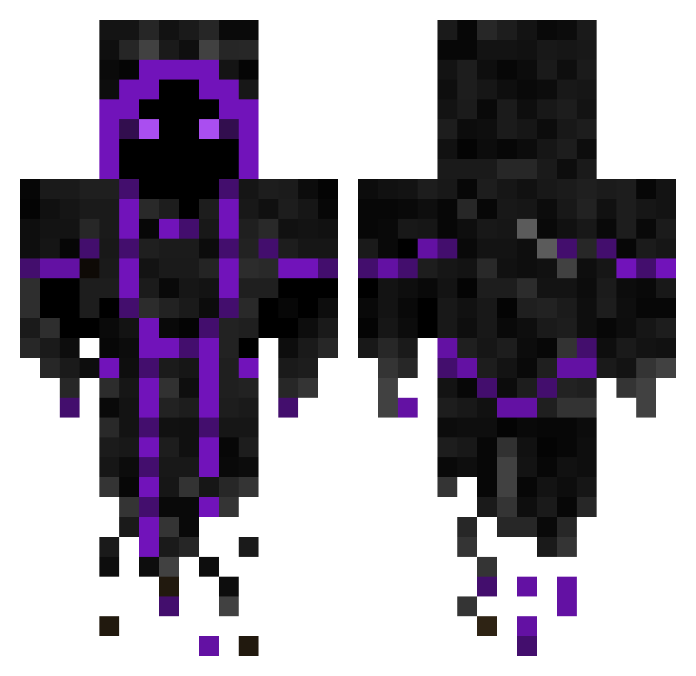 CoGAmer1000 Minecraft skin, front and back view