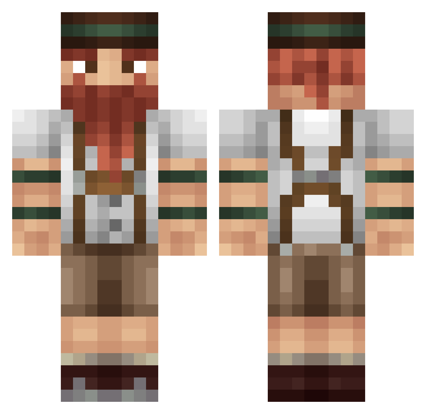 EGButterkuchen Minecraft skin, front and back view