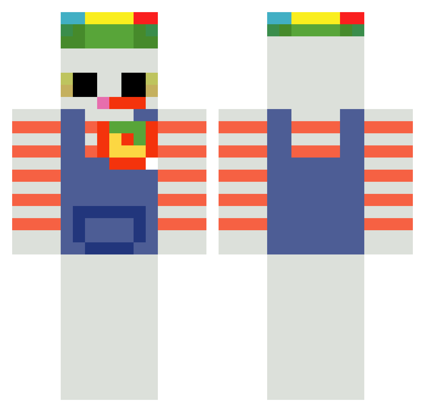 saulitolindo Minecraft skin, front and back view
