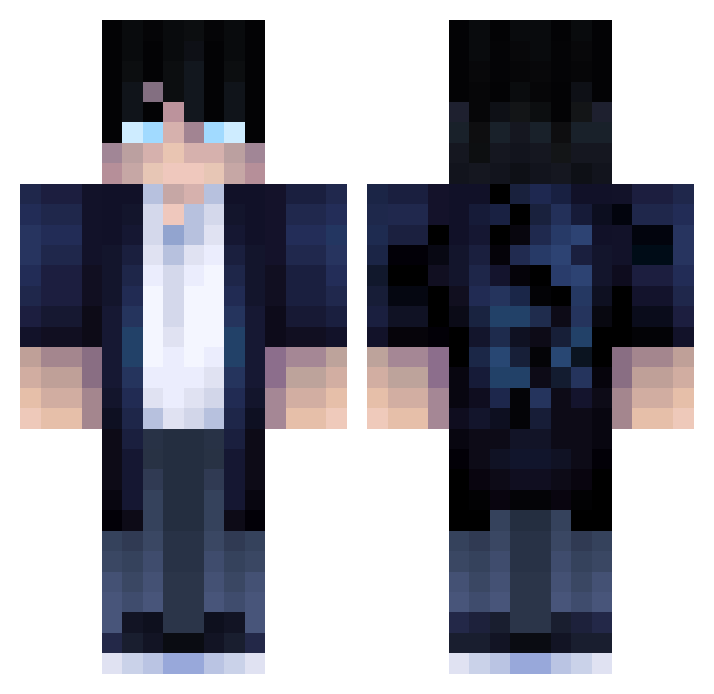 the_shadow_99 Minecraft skin, front and back view